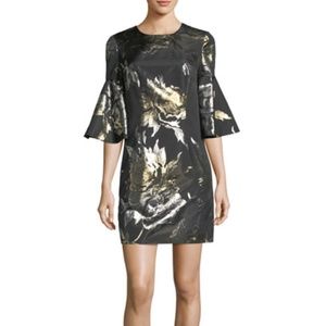 Trina Turk Bell Sleeve Mini Dress